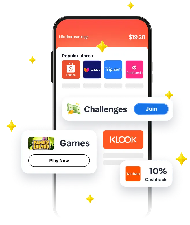 Download the ShopBack app
