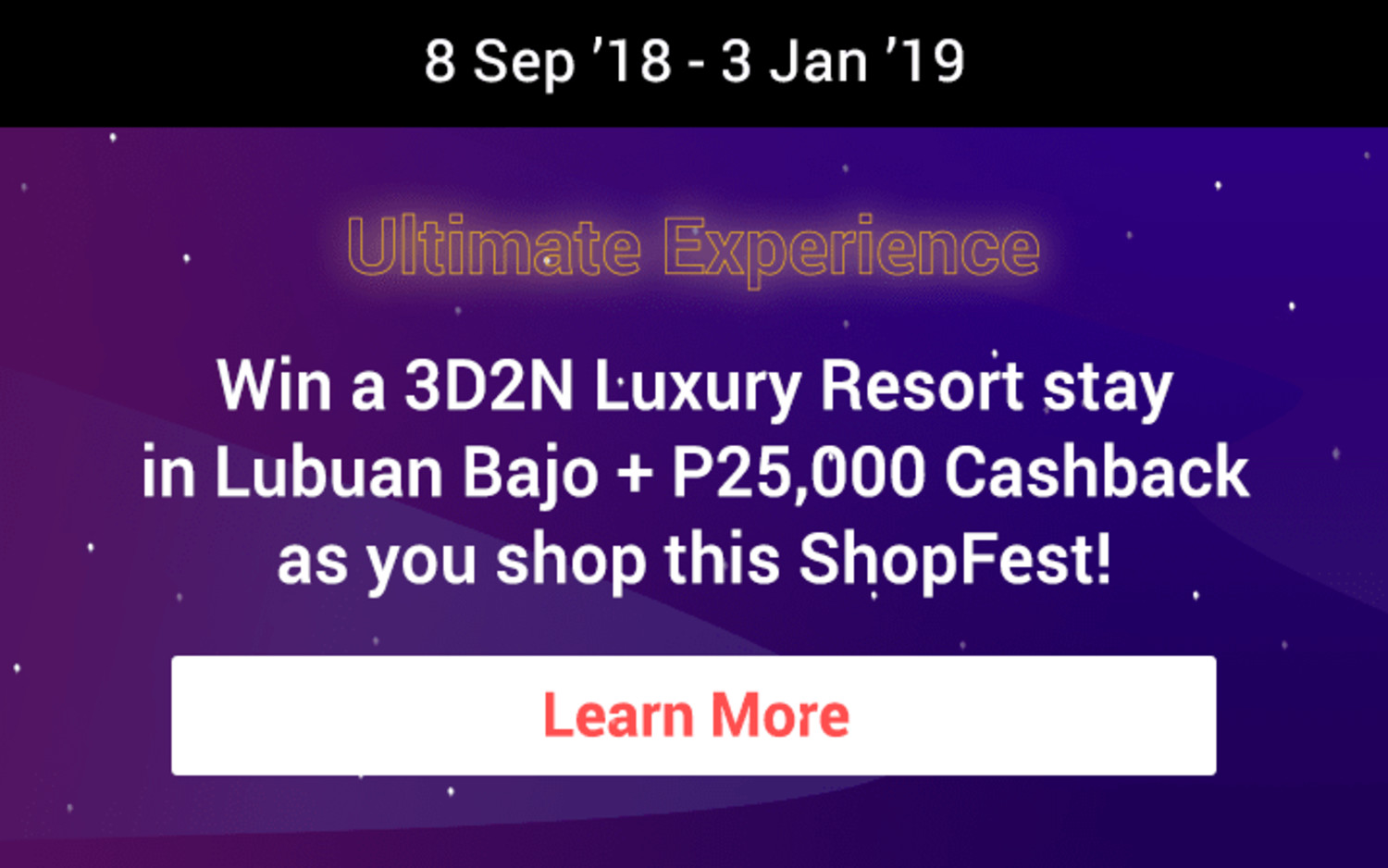 ShopFest | Win the Ultimate Experience