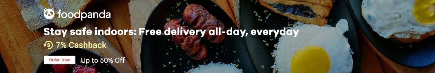 Foodpanda: Breakfast, Lunch, & Dinner 50% off