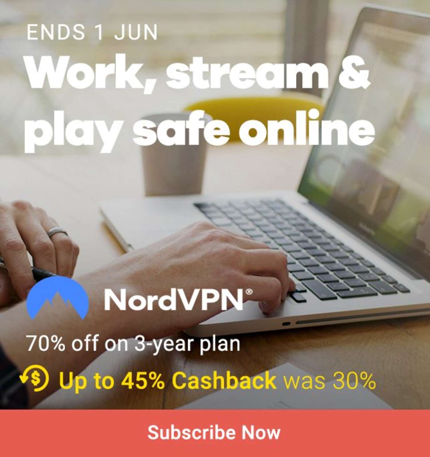 NordVPN: Work, stream & play safe online
