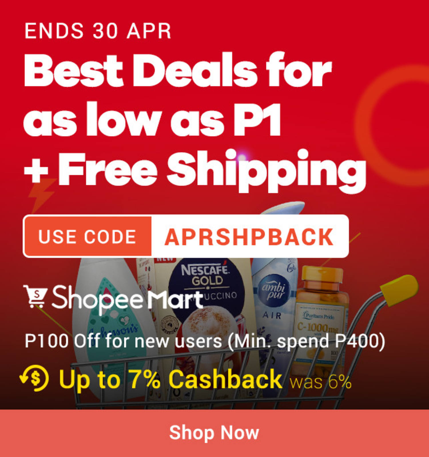Shopee Mart: Best deals for as low as P1