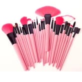 Oem 24 Piece Set Roll up Case Cosmetic Brushes Kits