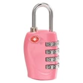 TSA 330 Luggage Bag Suitcase Security Code Lock 4 Digit Combination Lock Pink (Intl)