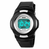 Skmei SKMEI Children Sport Rubber LED Watch Water Resistant 30m - DG1094 (Black)