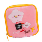 Imixlot Cute Girl Sanitary Pad Organizer Sanitary Napkin Towel Mini Bag (Pink)