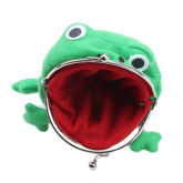 OEM Frog Fluff Coin Purse Wallet Cartoon Green Cute