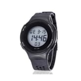 Oem SHHORS Multifunction Electronic Sports Silicone Belt Watch (Black)