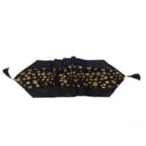 Beautiful Home - Table Runner / Taplak Meja 33 cm x 150 cm Satin Full Manik - Hitam
