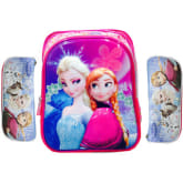 Bgc BGC Disney Frozen 3D Timbul Glossy Gliter 4 Kantong IMPORT + Kotak Pensil