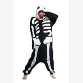 Promithi Unisex Pajamas Costume Cosplay Homewear Lounge Wear for Adults(Skull)