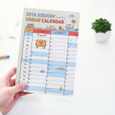 Cocotina Novelty 2016 Year Wall Calendar Home Office Month Planner Large Paper Hanging Sticker School Supplies – Blue (Intl)