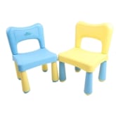 Claris Set Bangku Anak Kidzone - 2 Bangku - Biru dan Kuning
