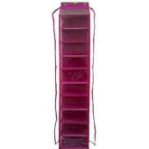 D'cheryl D'CHERYL Hanging Shoes Double Zipper 10 Sekat 'HSOZ-DC' - Magenta