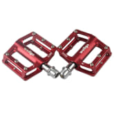 Wellgo KC008 Aluminum Extruted Pedals for Road Bike MTB BMX DH red