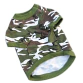 Joylivecy joyliveCY Camo Autumn Pet Dogs Clothes Warm Dog Apparel Winter Round Neck Thermal Casual Cotton Xs&Green Green