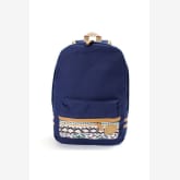 Unbranded Women Canvas Shoulder Bag Backpack Travel Satchel School Rucksack Dark Blue