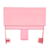 Magnetic Refrigerator Kitchen Storage Rack Bottle Rack Cling Film(Pink)