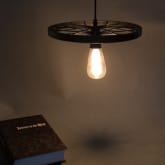 Retro DIY Loft Bicycle Wheels E27 Edison Pendant Lights