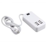 Multi-functional Smart Detection 30W Lightning Speed charging US Plug 6 Port USB Hub AC adaptor