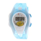Boy Girl Student Sport Time Electronic Digital LCD Wrist Watch Blue