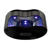 Fashion 9W 100-240V LED Nail UV Curing Lamp Faster Dryer Heart Shaped Gel Light Spa Kit Black