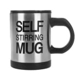 Universal Automatic Self Steering Coffee Cup / Gelas Otomatis - Silver