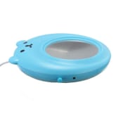 2pcs*Lxyus Portable USB Electronic Warmer for Coffee Milk Tea Cup Heating Pad Plate(Blue)(Export)(Intl)