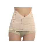 2pcs*Maternity Tummy Support Abdominal Binder Belt Nude(Export)(Intl)