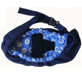 New Born Front Baby Carrier Multifunction Baby Sling Wrap Sling Breastfeeding Privacy Bag for 2-6 Months Baby(light blue)(Export) - Intl