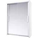 Bilrich Furniture BILRICH Furniture Perfect 201cm 2-Mirror Sliding Door Wardrobe (White)