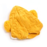 Jetting Buy Lovely Beanie Cap Dual Balls For Kid Baby Yellow (Intl)
