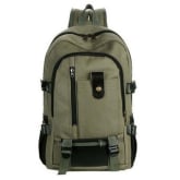 Casual Large Capacity Canvas Backpacks Green