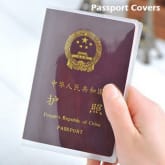 Clothingloves Practical Scratch Waterproof Passport Cover CrystalClear