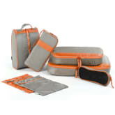 Joylivecy 7Pcs/Set Waterproof Luggage Cloth Organizer Storage Bag Orange(Export)(Intl)