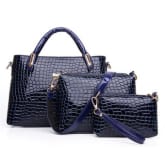 Oem Women Handbag PU Leather Messenger Vintage Shoulder Crossbody Bags Blue(Export)(Intl)