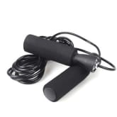 3m Bearing Skip Rope Cord Speed Fitness Aerobic Jumping Exercise Equipment Adjustable Boxing Skipping Sport Jump Rope (Black)