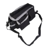 HKS Cycling Bicycle Bike Rear Seat Bag Handbag Pannier Black Multi-functional