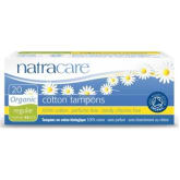 Natracare Organic All Cotton Tampons Regular Pack of 20