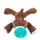 Carejoy (tm) carejoy (TM) Beer Infant Baby Newborn Silicone Pacifiers w/ Cuddly Plush Animal Baby Nipples