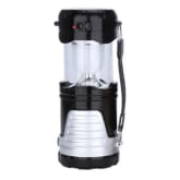 Getek GETEK Solar Camping Hiking Lantern Light Tent Umbrella Night Lamp LED Flashlight (Black)