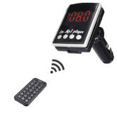 Oem Wireless LED Car MP3 Music Player FM Transmitter Stereo USB SD MMC TF White (Intl)
