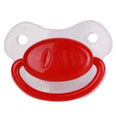 Lalang LALANG Baby Funny Teeth Pacifier Pig Nose Nipples Red