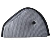 Car Child Safety Cover Shoulder Harness Strap Adjuster Kids Seat Belt Clip Gray (Intl)