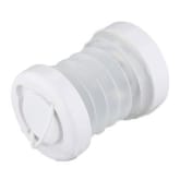 Jiangyuyan JIANGYUYAN louiwill Portable Plastic Mini 5 LED Tensile Lantern Compact Lamp Camping Light (White)