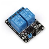 Oem OEM 5v Two 2 Channel Relay Module with Optocoupler (Blue)
