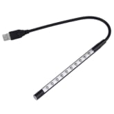 OH Mini Desk Reading USB LED Light Flexible For Notebook Laptop Portable New Black (Intl)