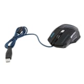 OH 2400 DPI 5 Button Optical USB Wired Gaming Mouse Mice for PC Laptop (Black) (Intl)