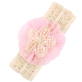 Oem Fang Fang Kid Girl Baby Toddler Infant Flower Headband Hair Bow Band Hair Accessories (Pink) (Intl)