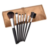 Oem Makeup Brush 7-piece Set with Synthetic Leather Case