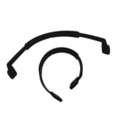 Oem Silicone Eyeglasses Strap Set of 5 (Black)